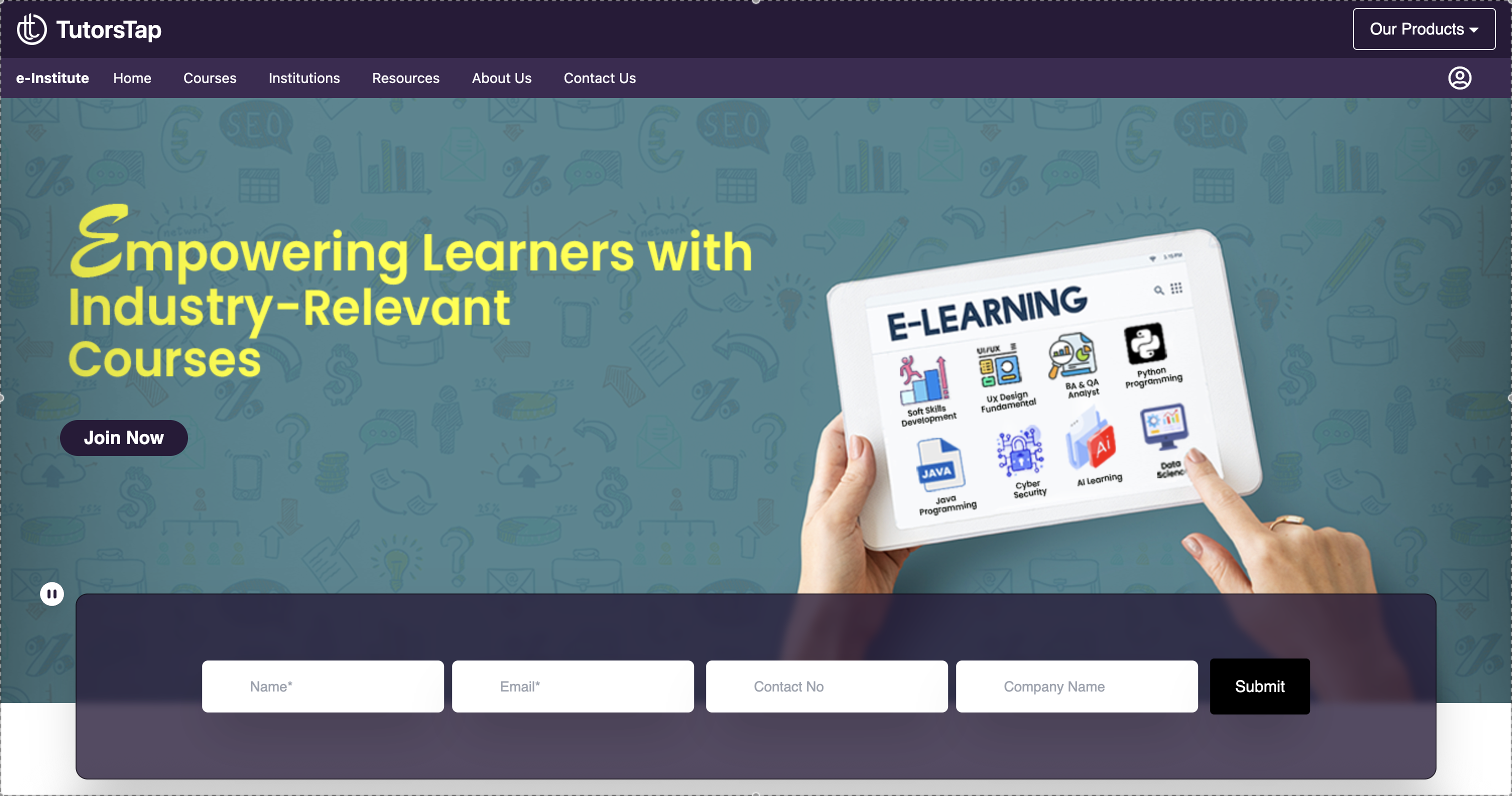 TutorsTap – e-Institute